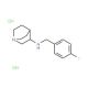 (1-Aza-bicyclo[2.2.2]oct-3-yl)-(4-fluoro-benzyl)-amine dihydrochloride - chemical structure image