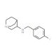 (1-Aza-bicyclo[2.2.2]oct-3-yl)-(4-fluoro-benzyl)-amine - chemical structure image
