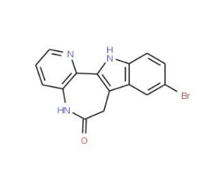 1-Azakenpaullone (CAS 676596-65-9) - chemical structure image