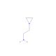 1-Aziridineethanamine (CAS 4025-37-0) - chemical structure image