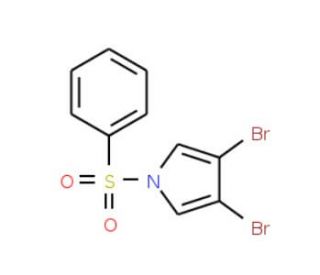 1-Benzenesulfonyl-3,4-dibromo-1H-pyrrole (CAS 1003856-43-6) - chemical structure image
