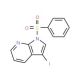 1-Benzenesulfonyl-3-iodo-1H-pyrrolo[2,3-b]pyridine (CAS 887115-53-9) - chemical structure image
