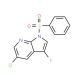 1-Benzenesulfonyl-5-chloro-3-iodo-1H-pyrrolo[2,3-b]pyridine (CAS 1001414-09-0) - chemical structure image