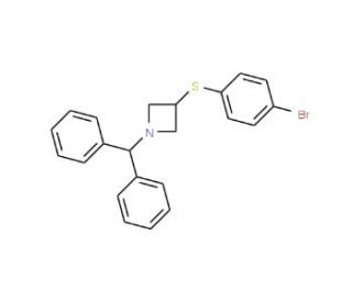1-Benzhydryl-3-(4-bromo-phenylthio)-azetidine - chemical structure image
