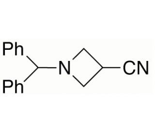1-Benzhydryl-3-cyanoazetidine (CAS 36476-86-5) - chemical structure image