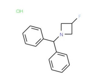 1-Benzhydryl-3-fluoro-azetidine hydrochloride (CAS 869488-99-3) - chemical structure image