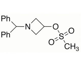 1-Benzhydryl-3-methanesulfonatoazetidine (CAS 33301-41-6) - chemical structure image