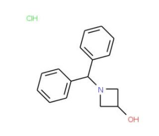 1-Benzhydrylazetidin-3-ol HCl (CAS 90604-02-7) - chemical structure image