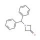 1-Benzhydrylazetidin-3-one (CAS 40320-60-3) - chemical structure image