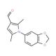 1-Benzo[1,3]dioxol-5-yl-2,5-dimethyl-1H-pyrrole-3-carbaldehyde - chemical structure image