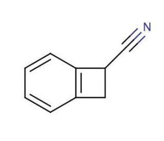 1-Benzocyclobutenecarbonitrile (CAS 6809-91-2) - chemical structure image