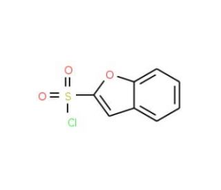 1-Benzofuran-2-sulphonyl chloride (CAS 17070-58-5) - chemical structure image