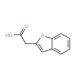 1-benzofuran-2-ylacetic acid (CAS 62119-70-4) - chemical structure image