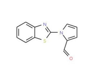 1-Benzothiazol-2-yl-1H-pyrrole-2-carbaldehyde - chemical structure image