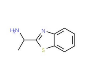 1-Benzothiazol-2-yl-ethylamine - chemical structure image