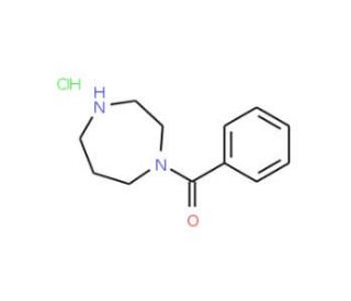 1-benzoyl-1,4-diazepane hydrochloride - chemical structure image