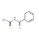 1-Benzoyl-2-thiourea (CAS 614-23-3) - chemical structure image