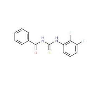 1-Benzoyl-3-(2,3-difluorophenyl)thiourea (CAS 887267-30-3) - chemical structure image