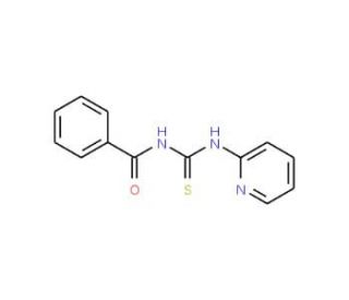 1-Benzoyl-3-(2-pyridyl)-2-thiourea (CAS 4921-86-2) - chemical structure image