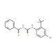 1-Benzoyl-3-[4-bromo-2-(trifluoromethyl)phenyl]thiourea (CAS 887266-94-6) - chemical structure image