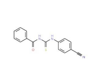 1-Benzoyl-3-(4-cyanophenyl)thiourea - chemical structure image