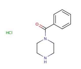 1-Benzoylpiperazine hydrochloride (CAS 56227-55-5) - chemical structure image
