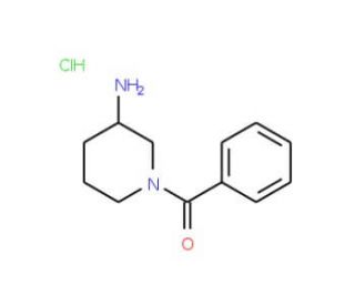 1-Benzoylpiperidin-3-amine hydrochloride - chemical structure image