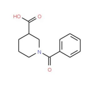 1-Benzoylpiperidine-3-carboxylic acid - chemical structure image