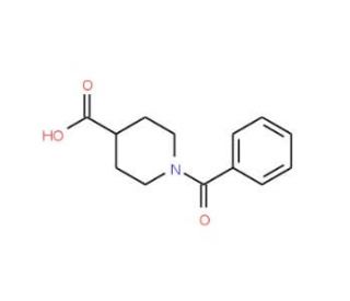 1-Benzoylpiperidine-4-carboxylic acid (CAS 5274-99-7) - chemical structure image