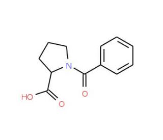 1-benzoylpyrrolidine-2-carboxylic acid (CAS 195719-48-3) - chemical structure image