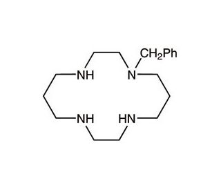 1-Benzyl-1,4,8,11-tetraazacyclotetradecane (CAS 132723-93-4) - chemical structure image