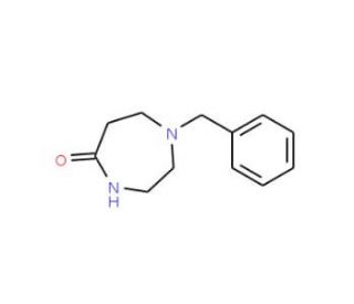 1-Benzyl-1,4-diazepan-5-one (CAS 55186-89-5) - chemical structure image