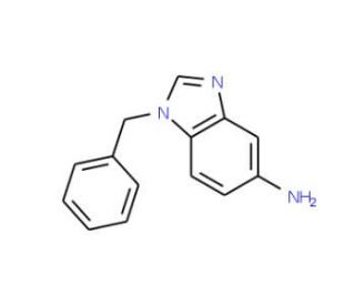 1-Benzyl-1H-1,3-benzimidazol-5-amine (CAS 26530-89-2) - chemical structure image