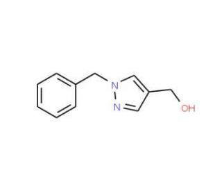 (1-benzyl-1H-pyrazol-4-yl)methanol (CAS 70817-17-3) - chemical structure image