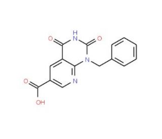 1-benzyl-2,4-dioxo-1H,2H,3H,4H-pyrido[2,3-d]pyrimidine-6-carboxylic acid - chemical structure image