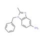 1-Benzyl-2-methyl-1H-1,3-benzimidazol-5-amine (CAS 14624-97-6) - chemical structure image