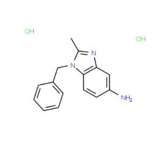 1-Benzyl-2-methyl-1H-benzoimidazol-5-ylaminedihydrochloride - chemical structure image