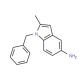 1-Benzyl-2-methyl-1H-indol-5-ylamine - chemical structure image
