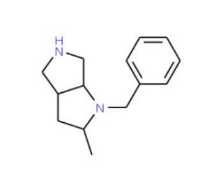 1-benzyl-2-methyloctahydropyrrolo[3,4-b]pyrrole - chemical structure image