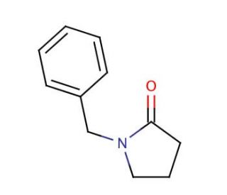 1-Benzyl-2-pyrrolidinone (CAS 5291-77-0) - chemical structure image