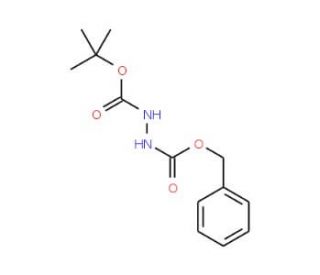 1-Benzyl 2-(tert-butyl) hydrazine-1,2-dicarboxylate (CAS 57699-88-4) - chemical structure image