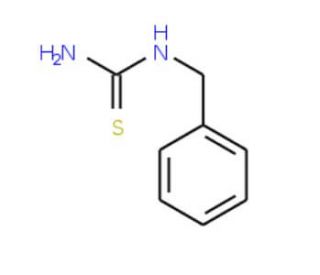 1-Benzyl-2-thiourea (CAS 621-83-0) - chemical structure image