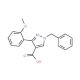1-benzyl-3-(2-methoxyphenyl)-1H-pyrazole-4-carboxylic acid - chemical structure image