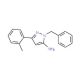 1-benzyl-3-(2-methylphenyl)-1H-pyrazol-5-amine - chemical structure image