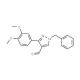 1-Benzyl-3-(3,4-dimethoxyphenyl)-1H-pyrazole-4-carbaldehyde - chemical structure image