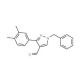 1-benzyl-3-(3,4-dimethylphenyl)-1H-pyrazole-4-carbaldehyde - chemical structure image