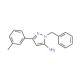 1-benzyl-3-(3-methylphenyl)-1H-pyrazol-5-amine - chemical structure image