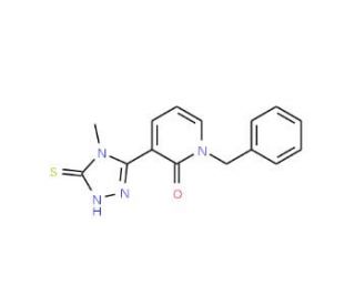 1-Benzyl-3-(4-methyl-5-sulfanyl-4H-1,2,4-triazol-3-yl)-2(1H)-pyridinone - chemical structure image