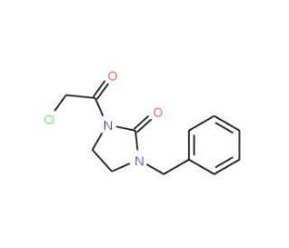 1-benzyl-3-(chloroacetyl)imidazolidin-2-one - chemical structure image