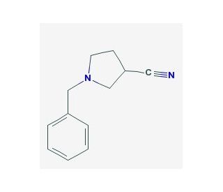 1-Benzyl-3-cyano-pyrrolidine (CAS 10603-52-8) - chemical structure image